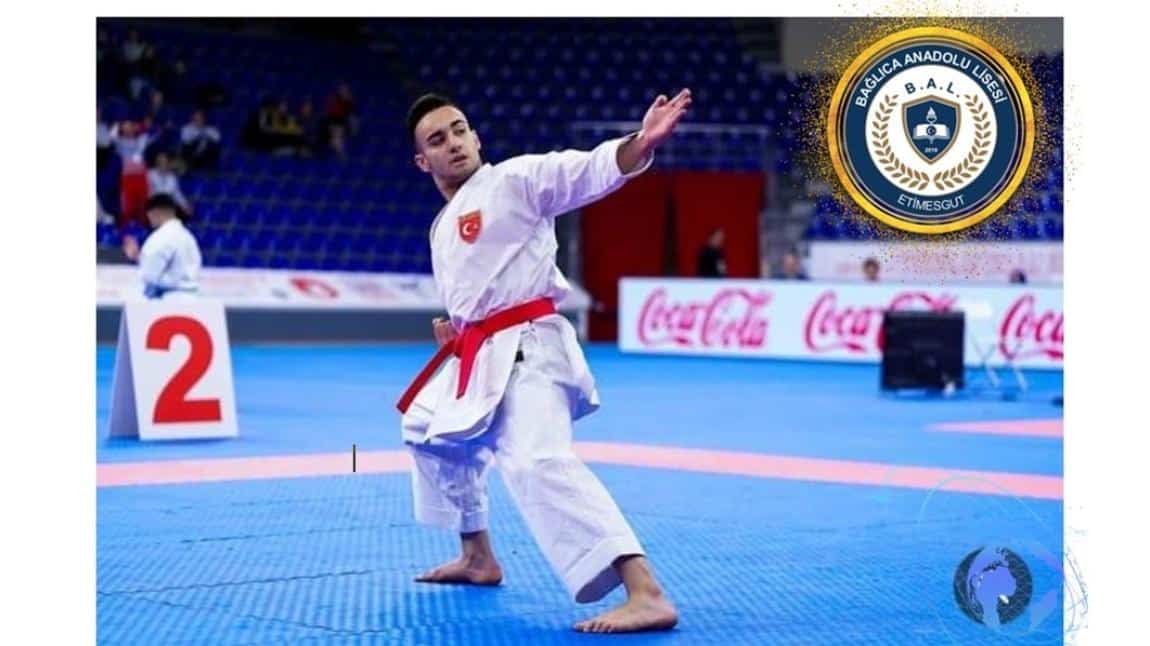 Okulumuz Öğrencisi Muhammed Efe YURTSEVEN Avrupa Ümit, Genç, U21 Karate Şampiyonasında Genç Erkekler Katada İkinci Olmuştur...